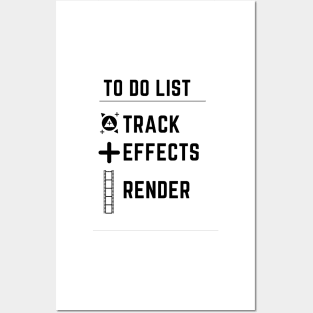 To do list for visual effects artists Posters and Art